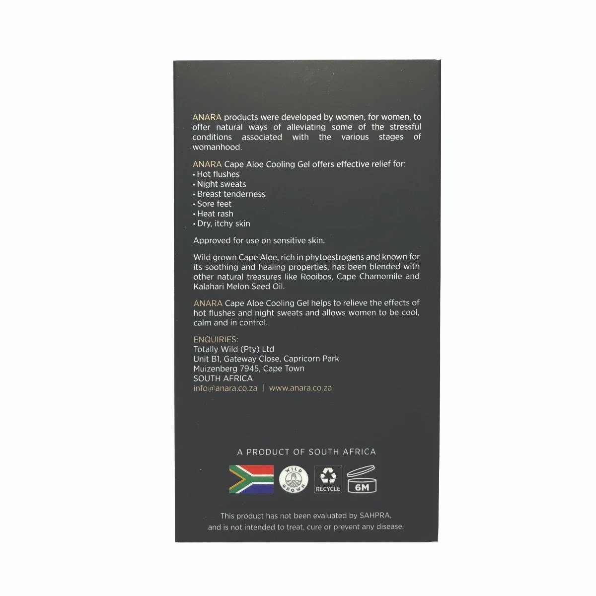 ANARA - Cape Aloe Cooling Gel 120ml - Image 3