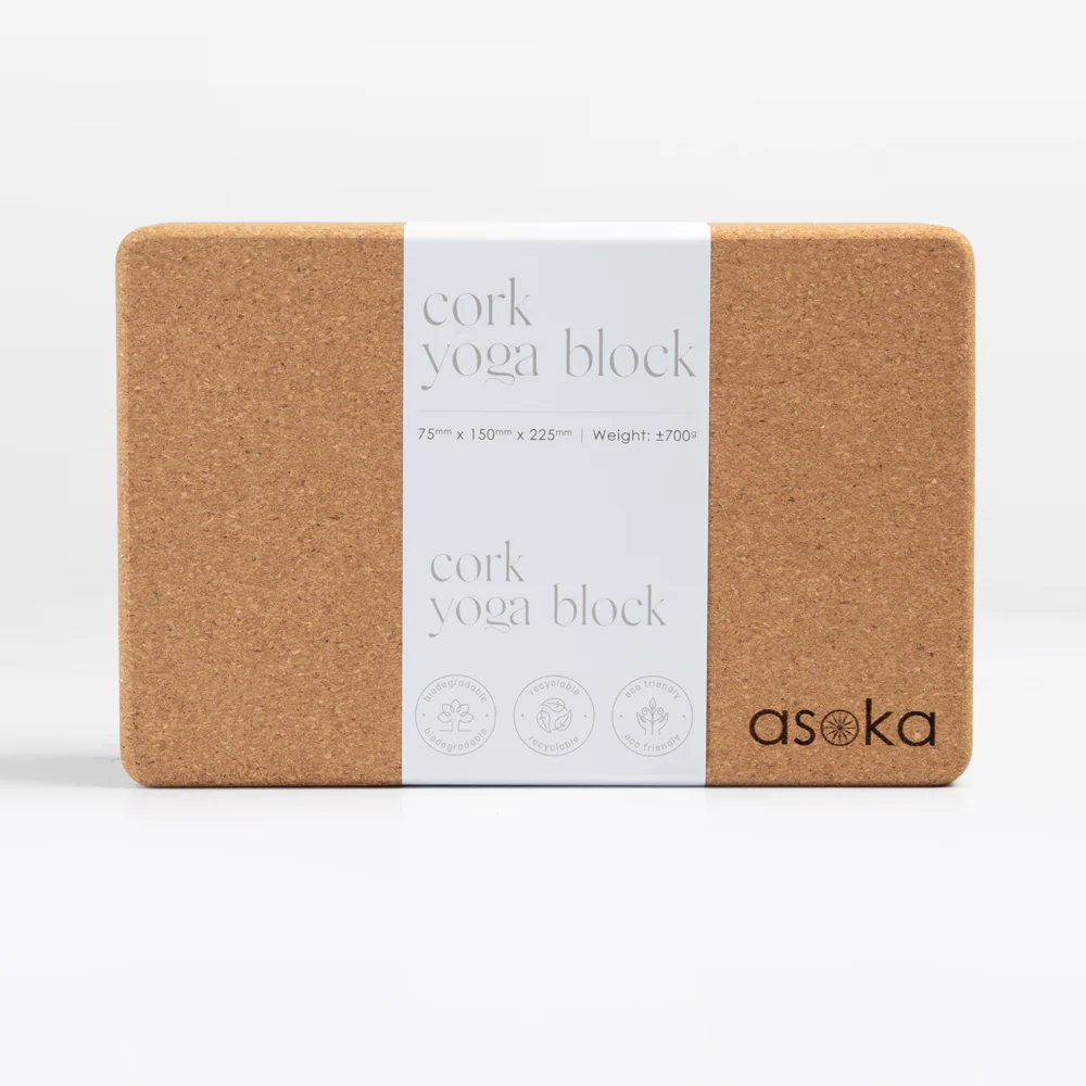 Asoka - Cork Yoga Block Plain