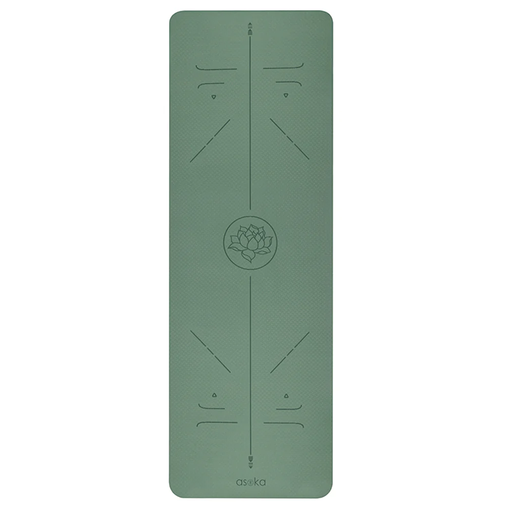 Asoka - Eco Sticky Yoga Mat Sage Lotus Align