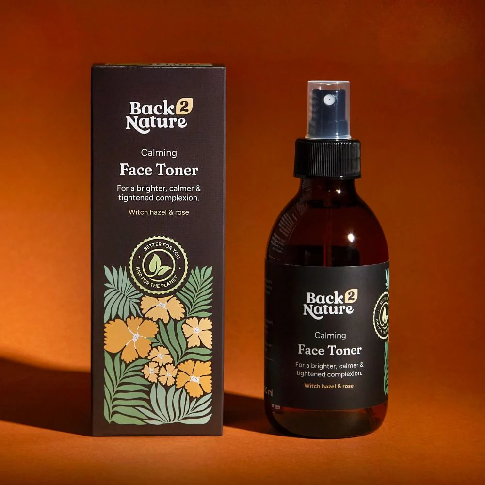Back 2 Nature - Calming Face Toner Witch Hazel & Rose 200ml - Image 2