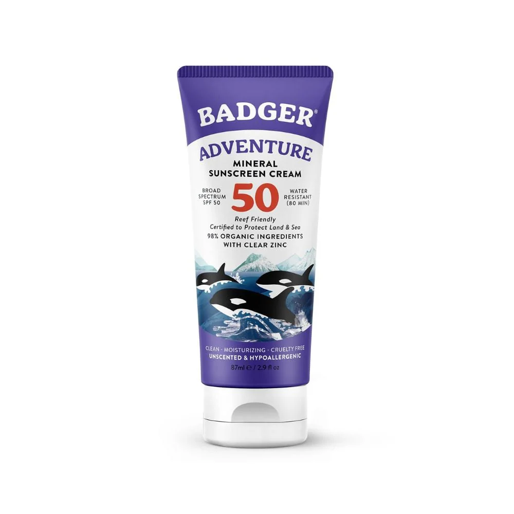 Badger - Adventure Sport Mineral Sunscreen Cream SPF 50 86ml