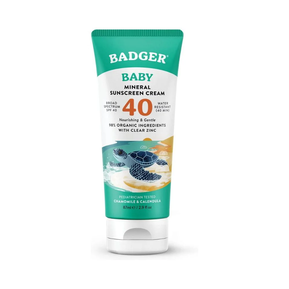 Badger - Baby Mineral Sunscreen Cream SPF 40 86ml