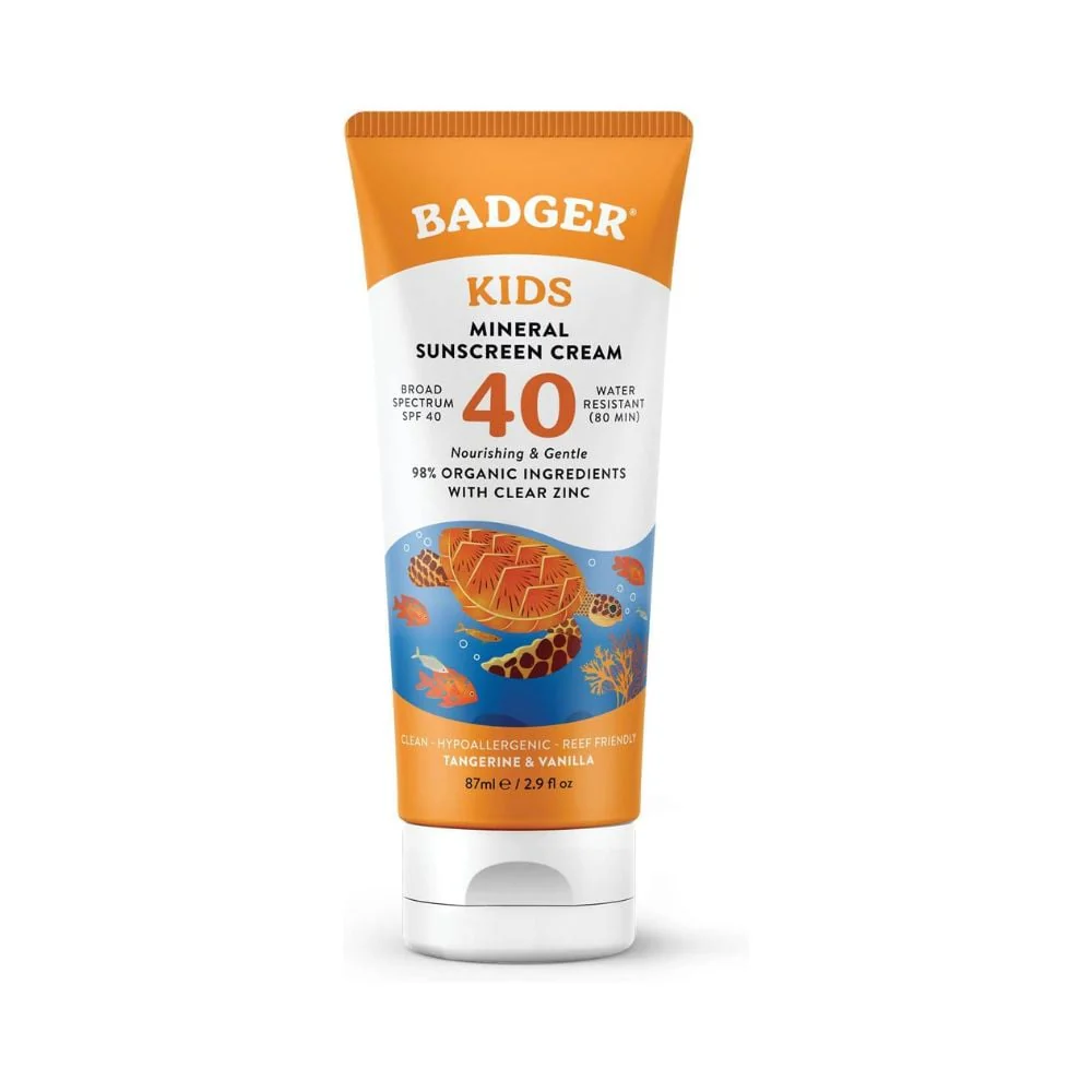 Badger - Kids Mineral Sunscreen Cream SPF 40 86ml