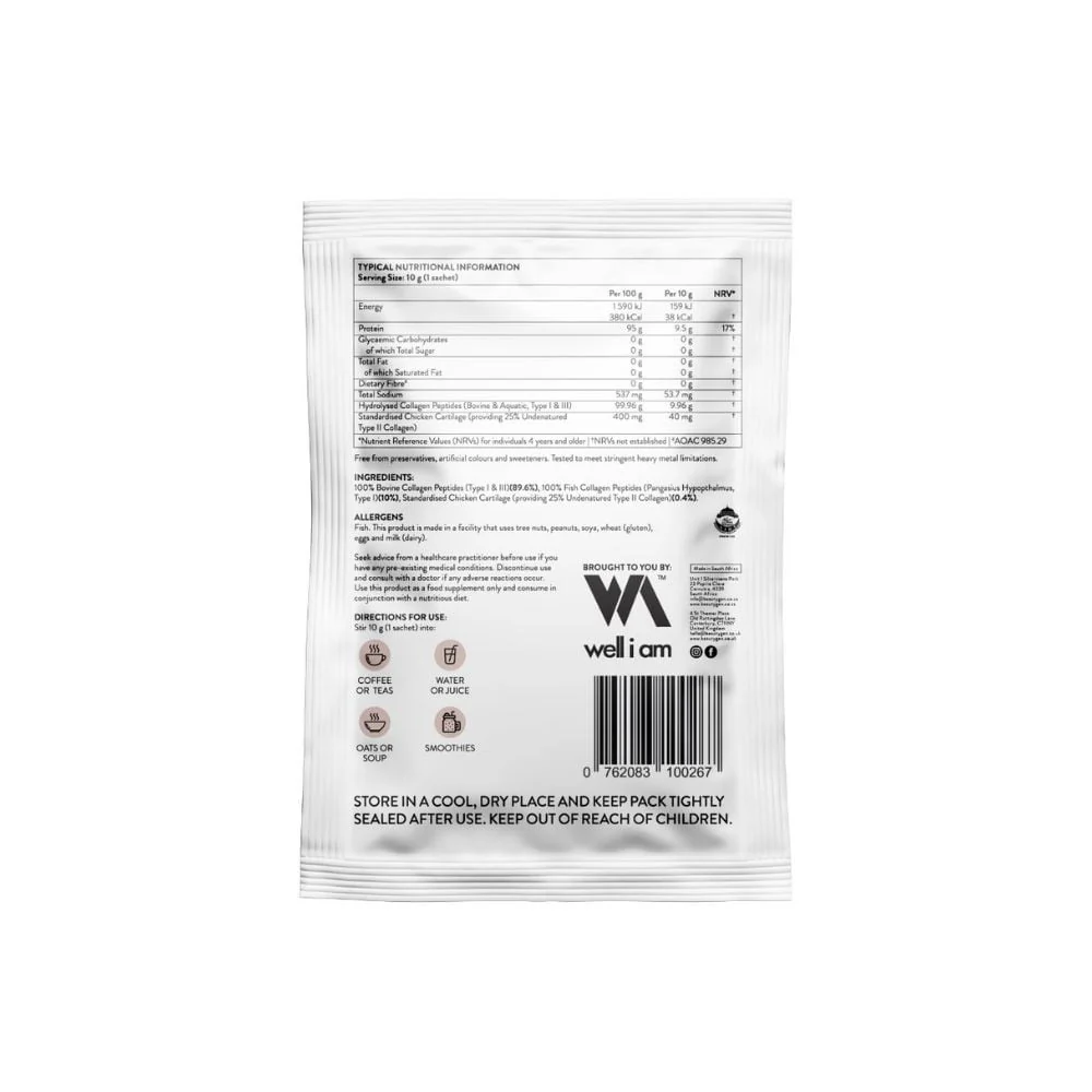 Beauty Gen - Naked Collagen Complete I, II & III Sachet 10g - Image 2