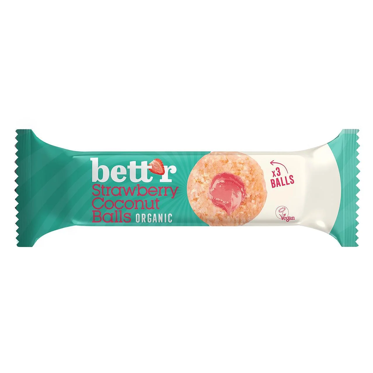 Bett'r - Fruit Balls Strawberry 45g