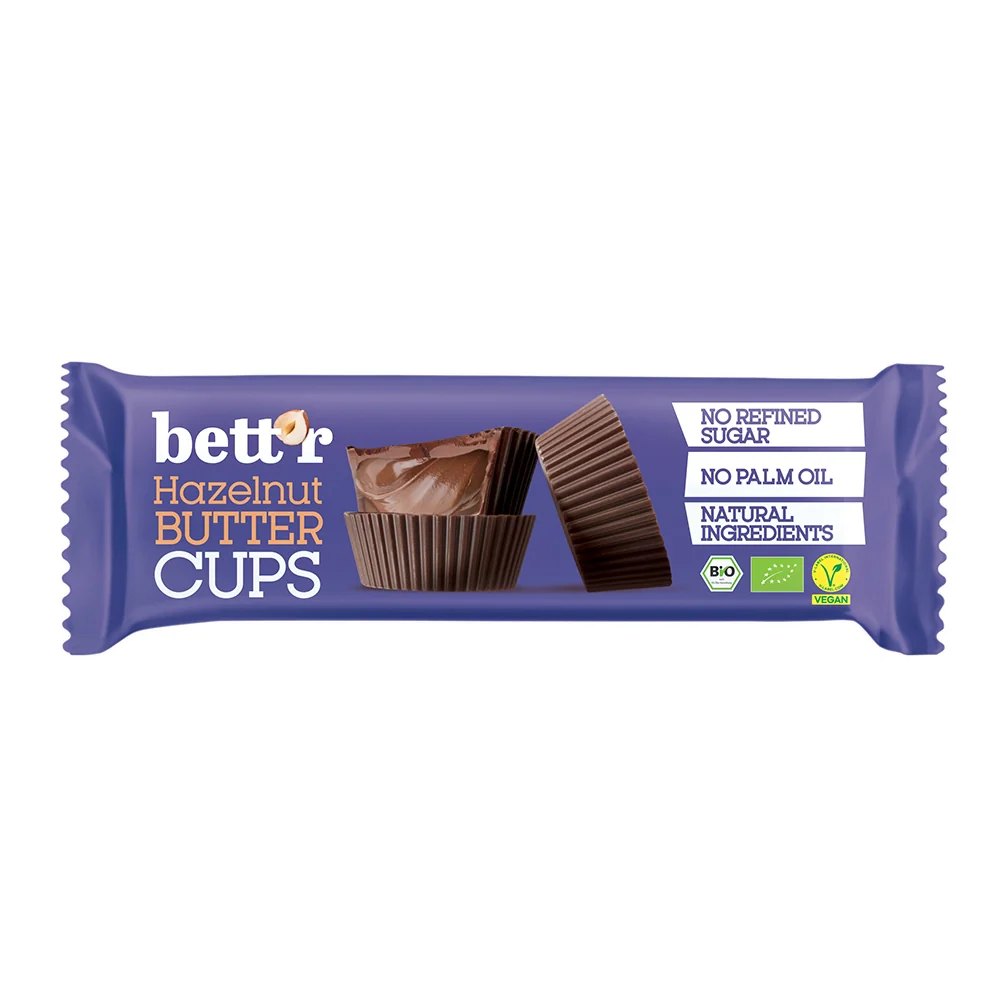 Bett'r - Hazelnut Butter Cups 39g