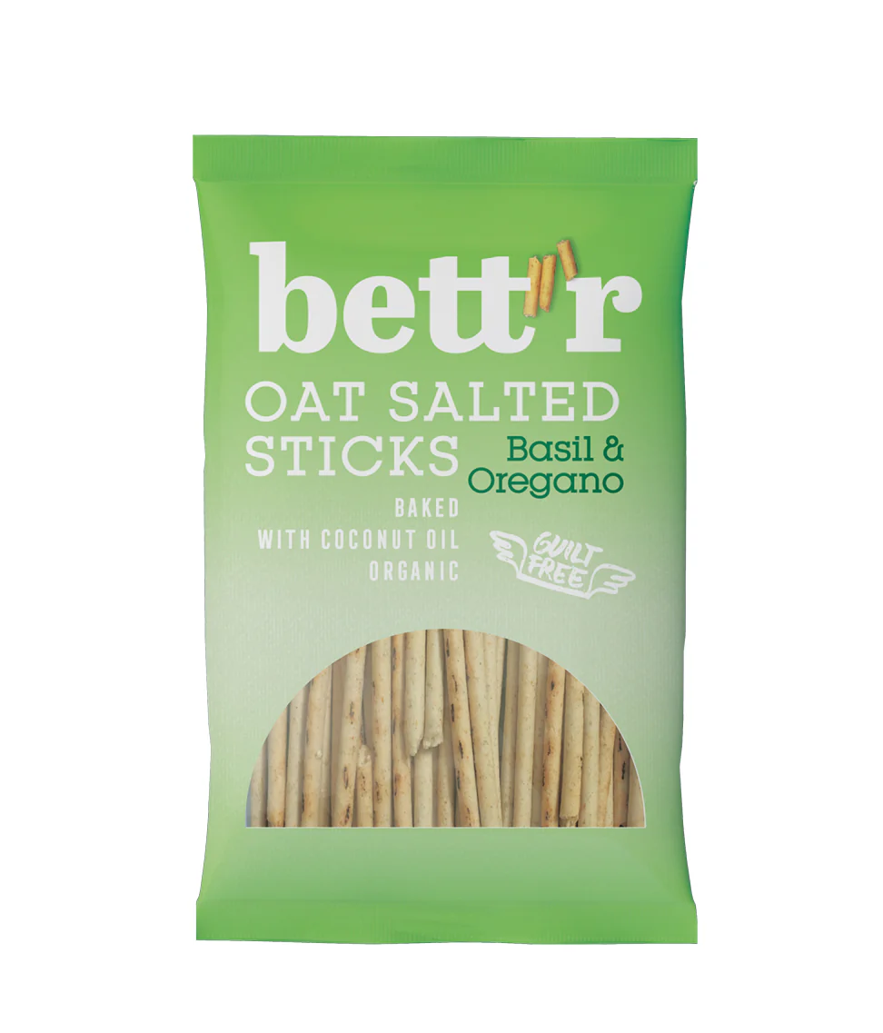 Bett'r - Oat Sticks Basil & Oregano 50g