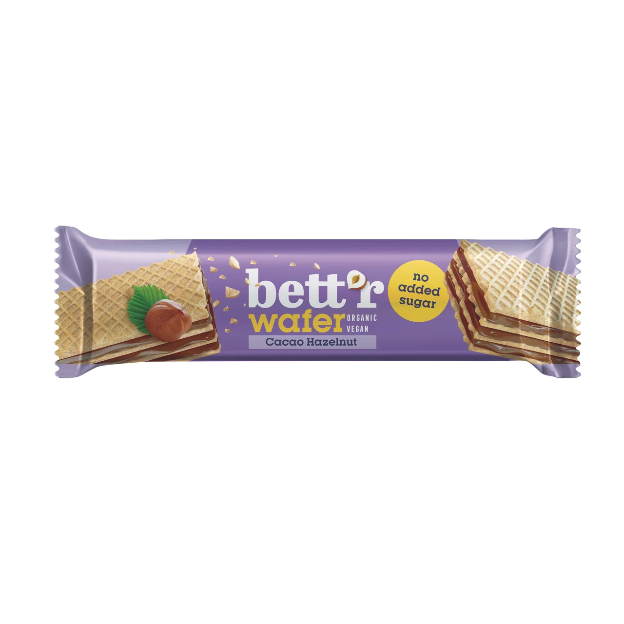 Bett'r - Wafer Bar Hazelnut & Cocoa Cream No Added Sugar 30g