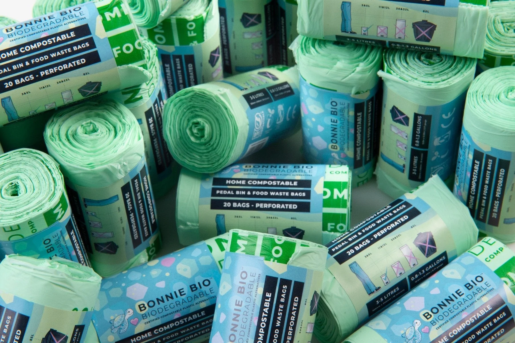 Bonnie Bio - Home Compostable Pedal Bin Bags 3-5L 20s - Image 3