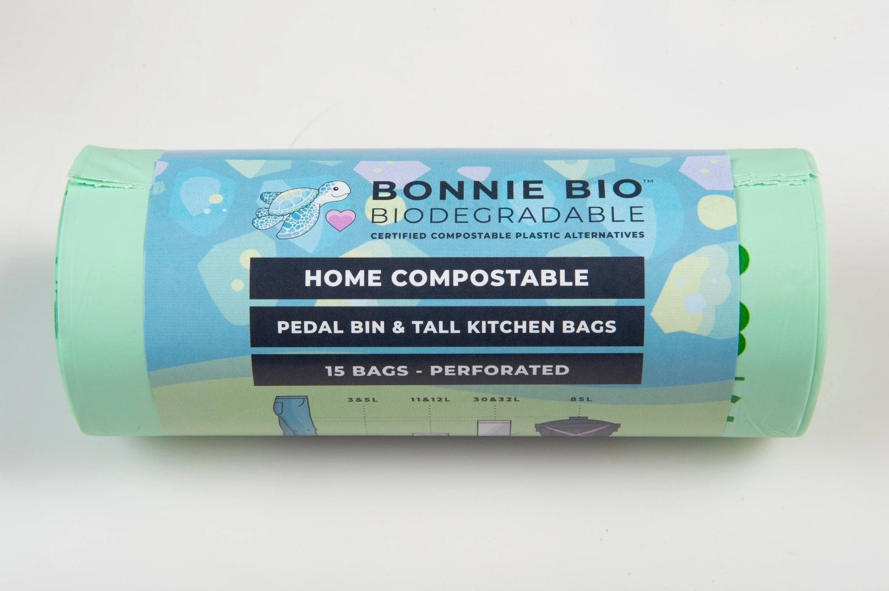 Bonnie Bio - Home Compostable Pedal Bin Bags 30-32L 15s