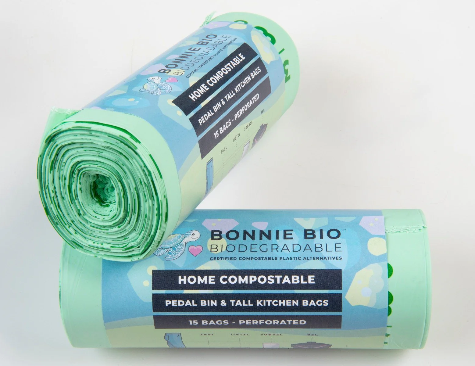 Bonnie Bio - Home Compostable Pedal Bin Bags 30-32L 15s - Image 3