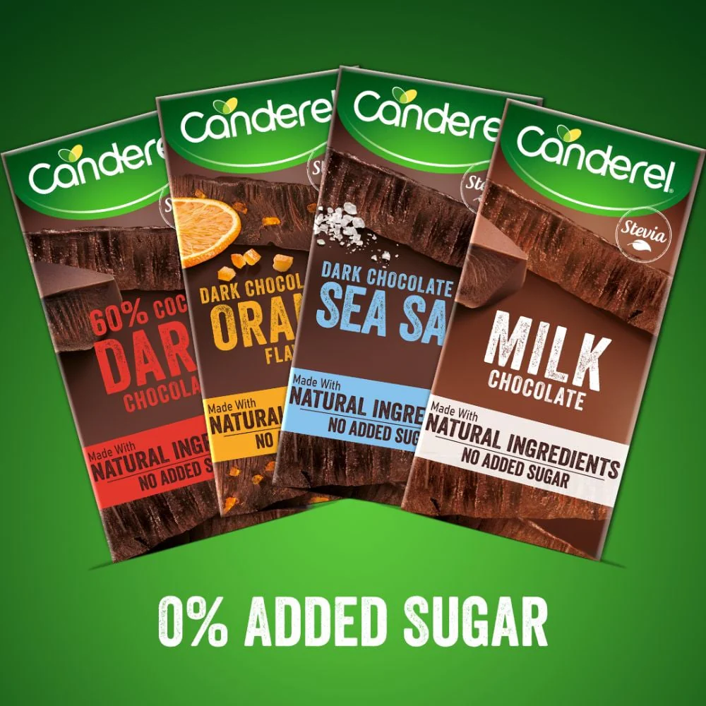 Canderel - 60% Dark Chocolate Slab 75g - Image 4