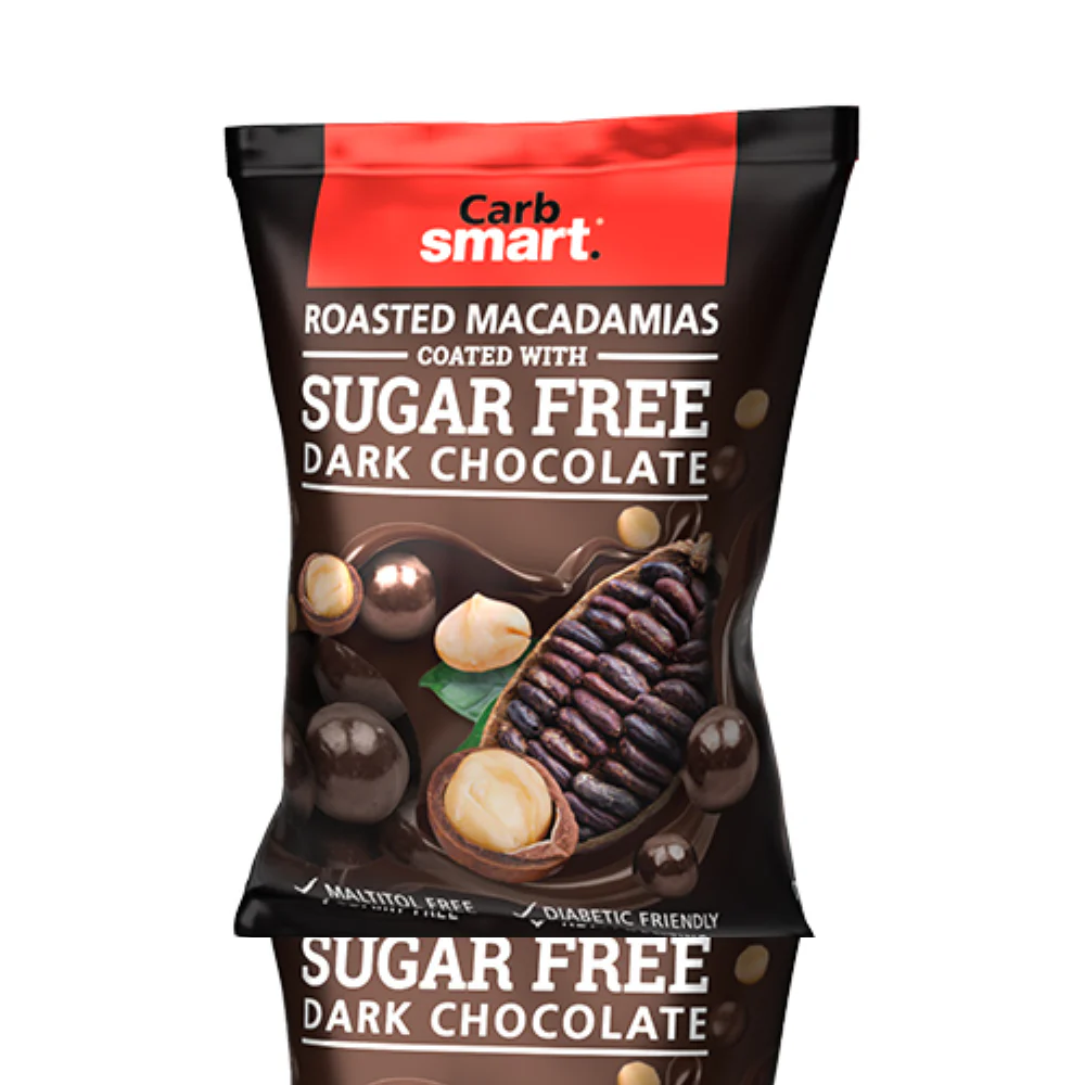 Carbsmart - Macadamia Dark Chocolate Coated 80g