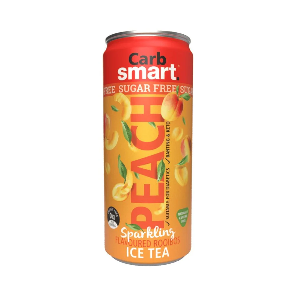 Carbsmart - Sparkling Rooibos Ice Tea Peach 300ml