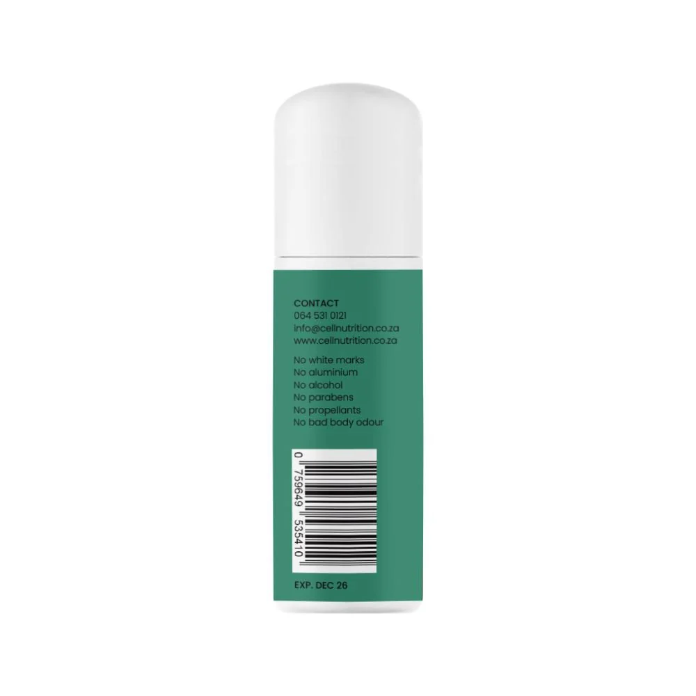 Cell Nutrition - DeOh Anti-Odorant Roll-On Green 80ml - Image 3