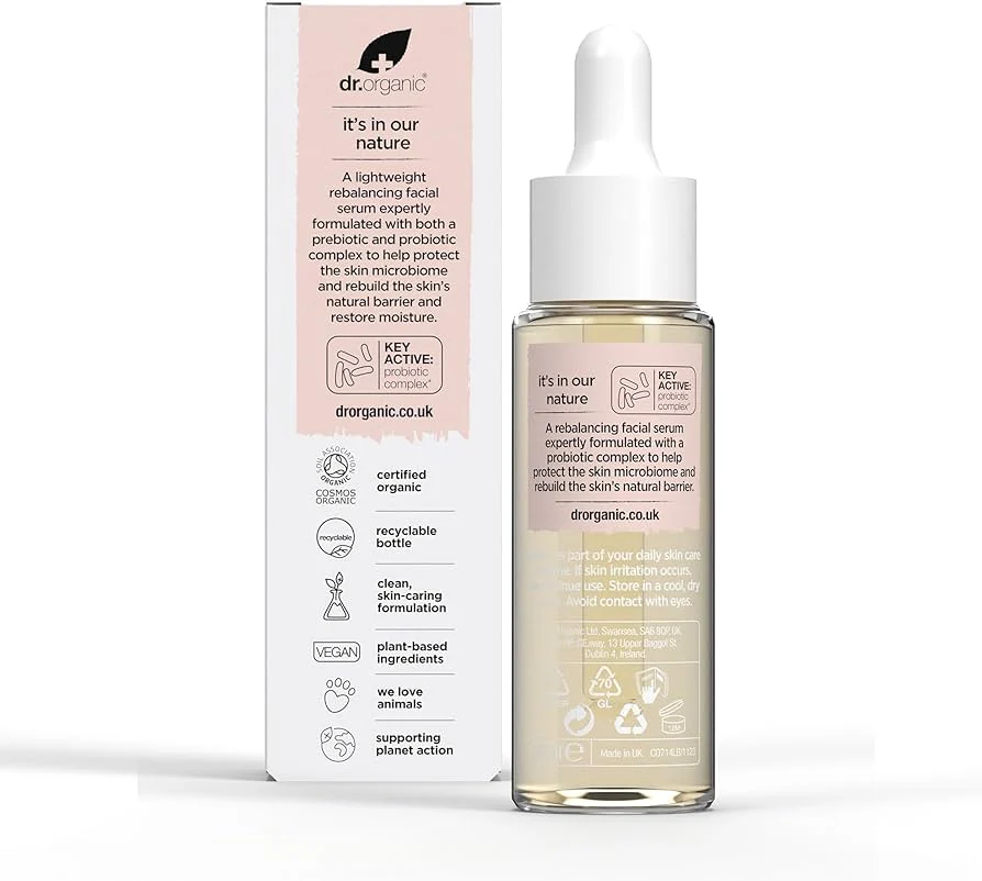 Dr Organic - Skin Calm Probiotic Serum 30ml - Image 2