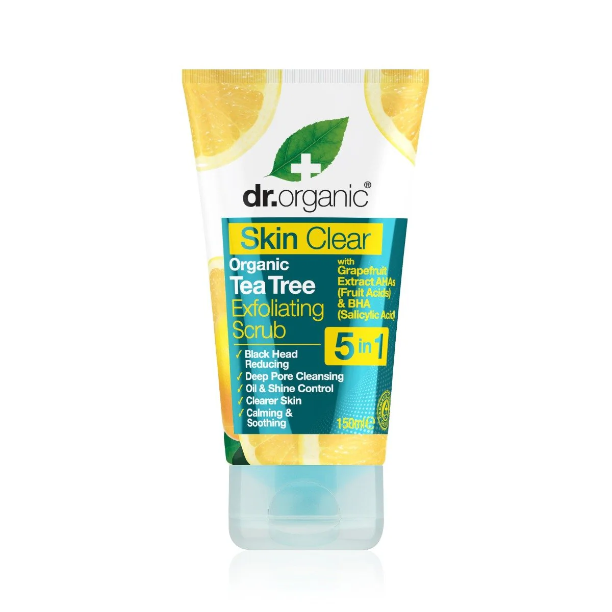 Dr Organic - Skin Clear Exfoliating Scrub 150ml