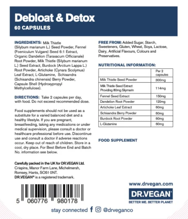 Dr Vegan - Debloat & Detox 60s - Image 3