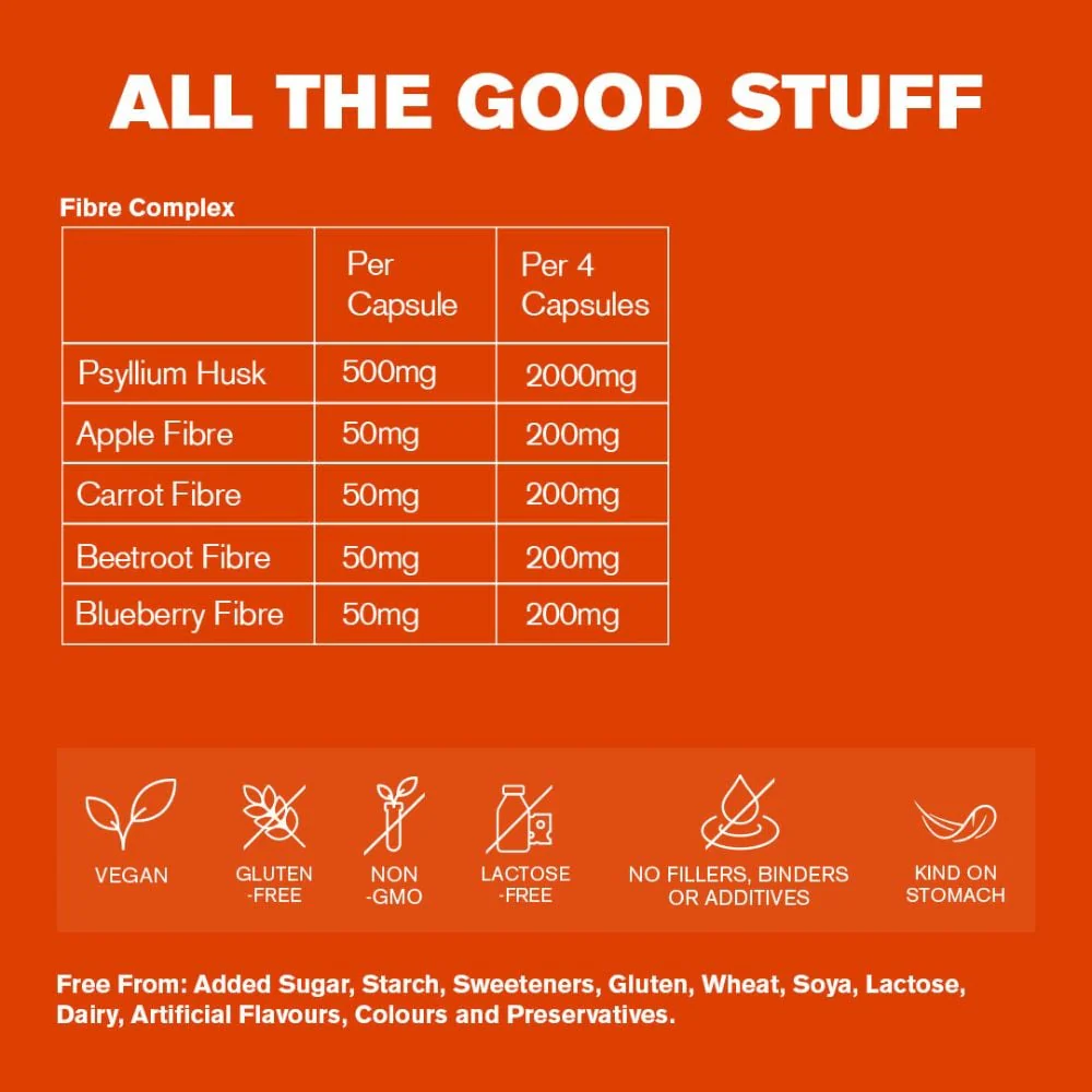 Dr Vegan - Fibre Complex 2800mg 60s - Image 3