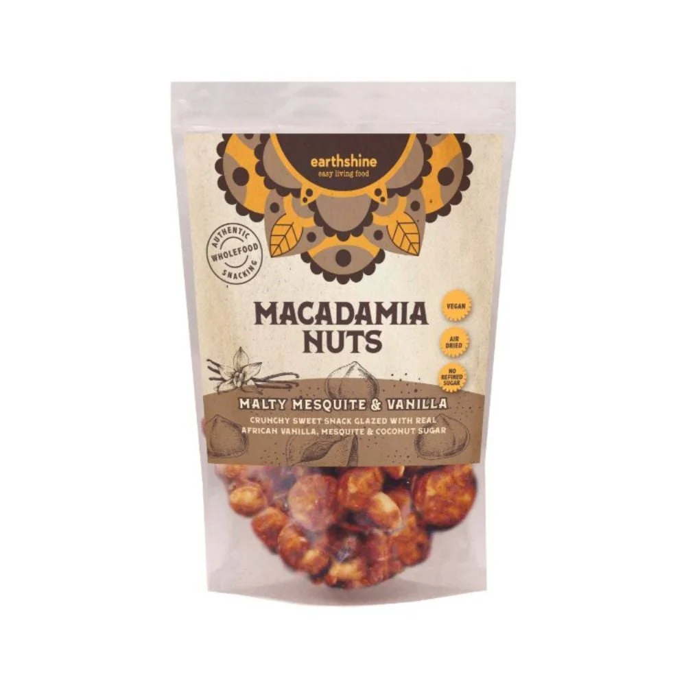 Earthshine - Macadamia Nuts Malty Mesquite & Vanilla 180g