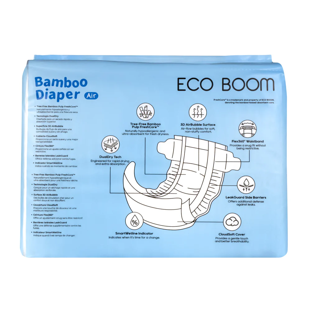 Eco Boom - Air Bamboo Diapers L 30s - Image 2