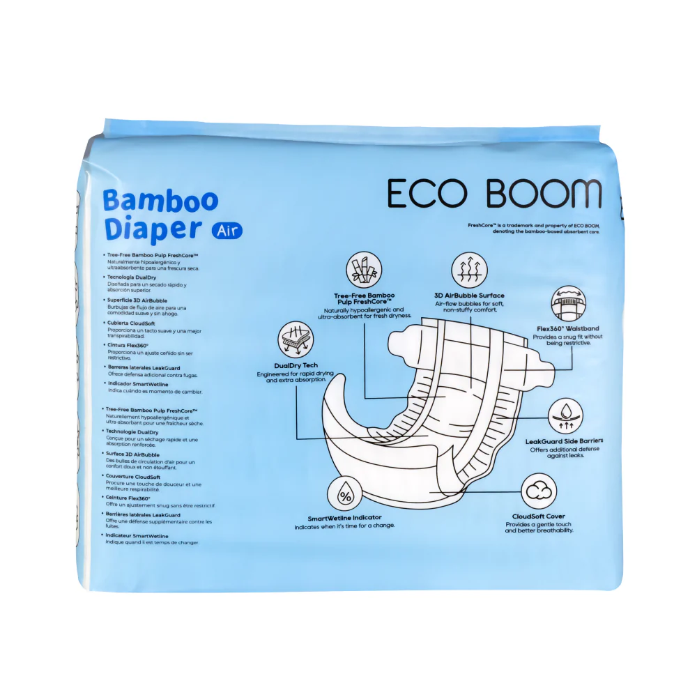 Eco Boom - Air Bamboo Diapers XL 28s - Image 2
