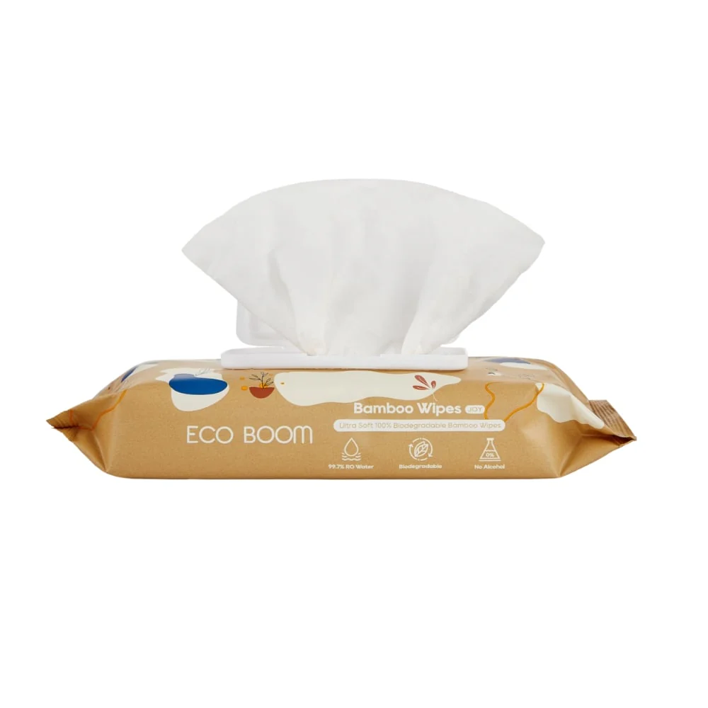 Eco Boom - Joy Baby Wipes 60s - Image 4