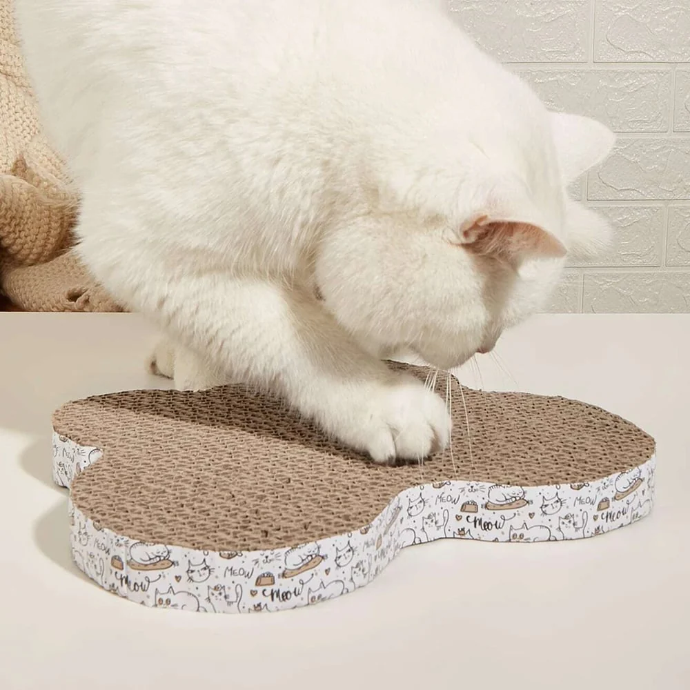Eco Lifestyle - Catnip Infused Cat Scratcher Butterfly Print - Image 5