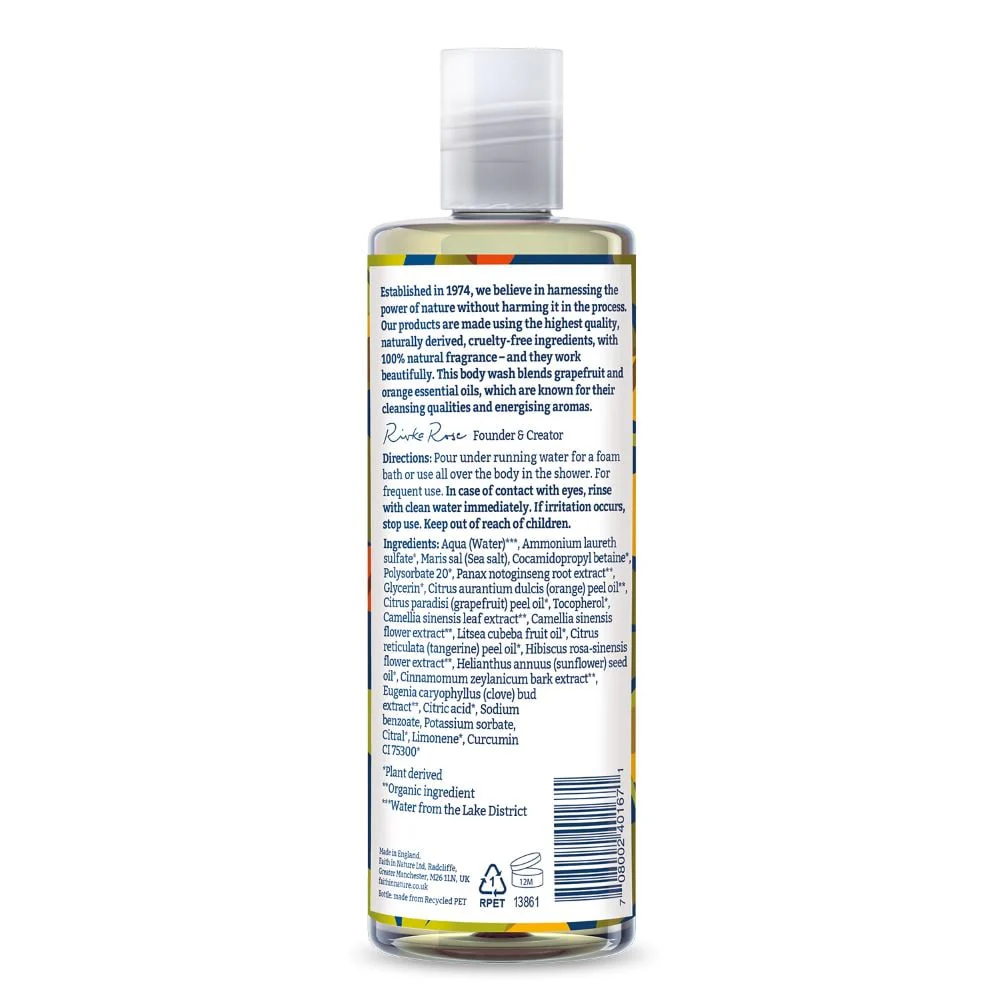 Faith in Nature - Body Wash Grapefruit & Orange 400ml - Image 2
