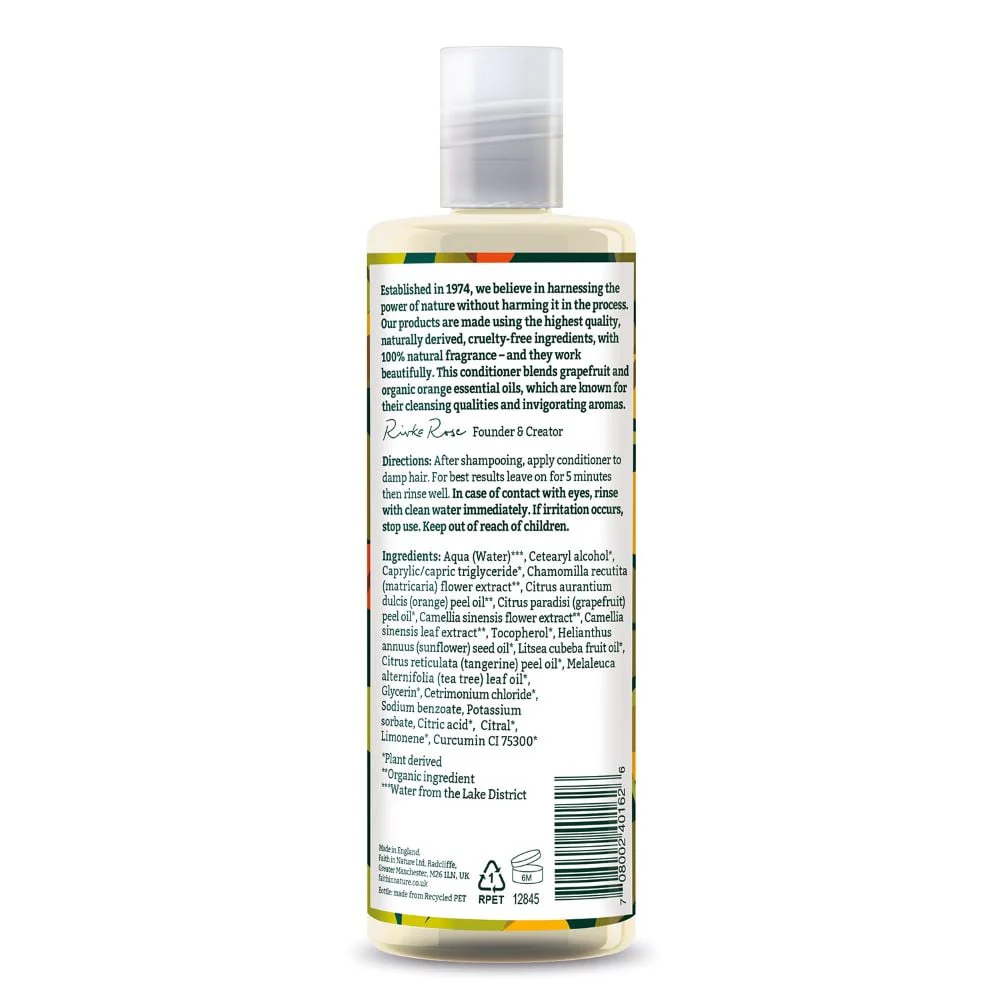Faith in Nature - Conditioner Grapefruit & Orange 400ml - Image 2