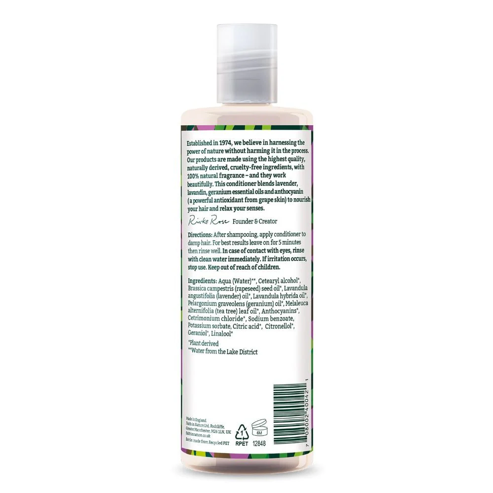 Faith in Nature - Conditioner Lavender & Geranium 400ml - Image 2