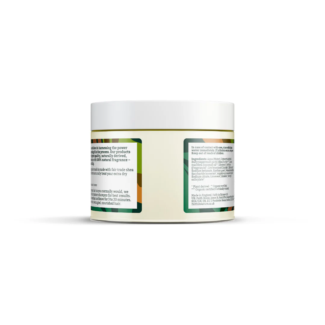 Faith in Nature - Hair Mask Shea & Argan 300ml - Image 2