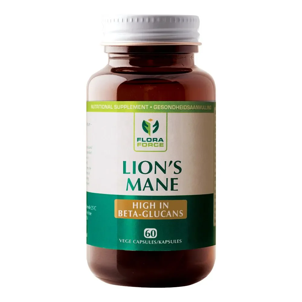 Flora Force - Lions Mane Pure Fruit Body 60s