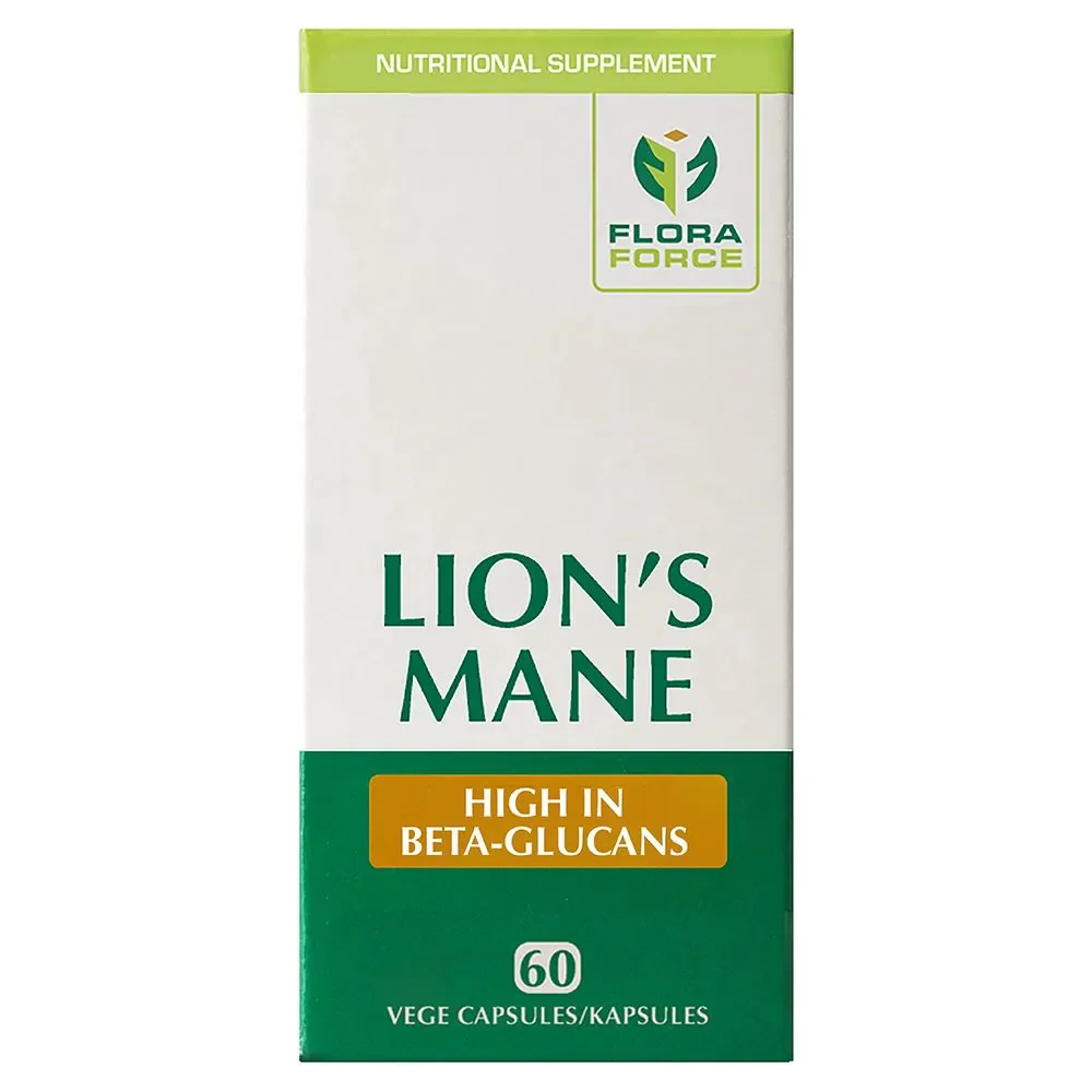 Flora Force - Lions Mane Pure Fruit Body 60s - Image 2