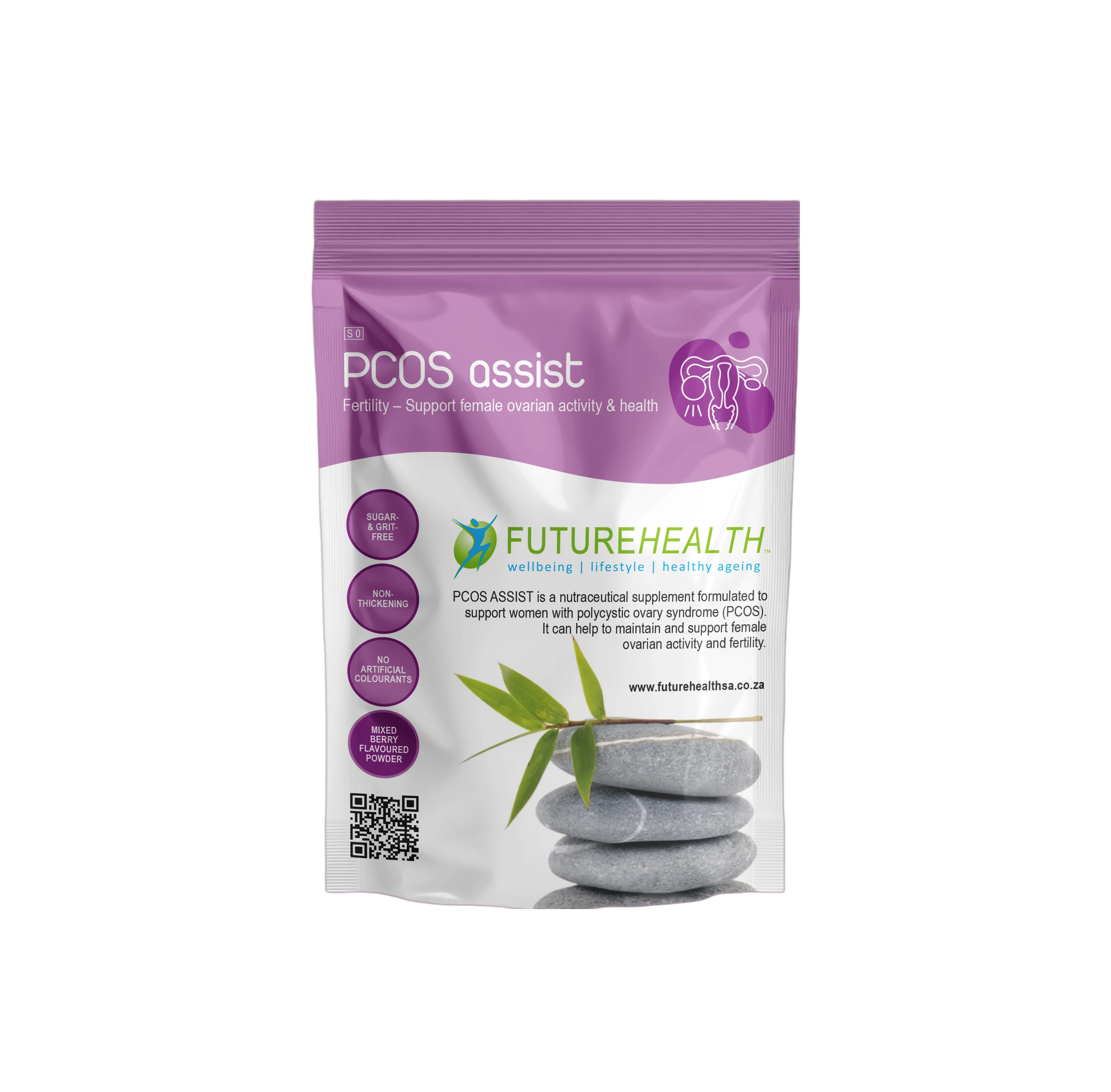 Future Health - PCOS Assist Mixed Berry 225g - Image 2