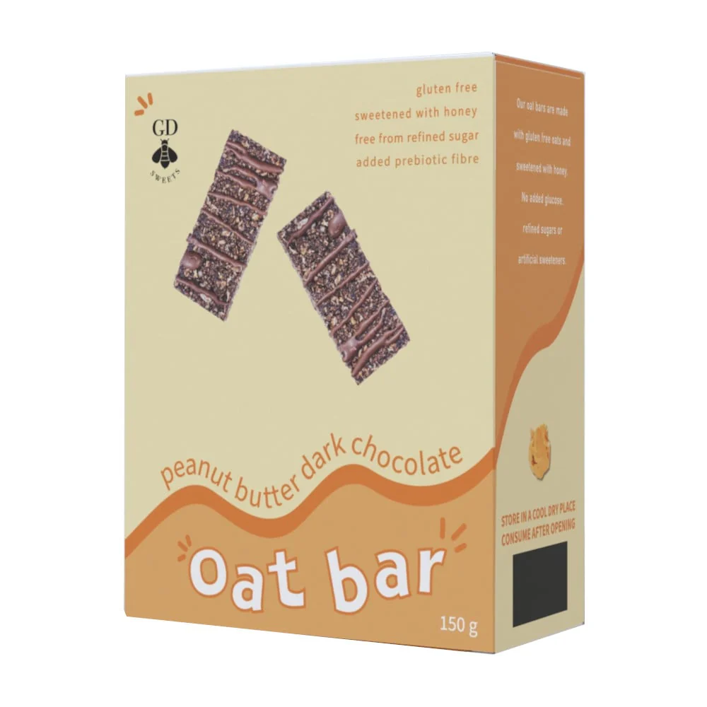 GD - Oat Bars Peanut Butter Dark Chocolate 150g