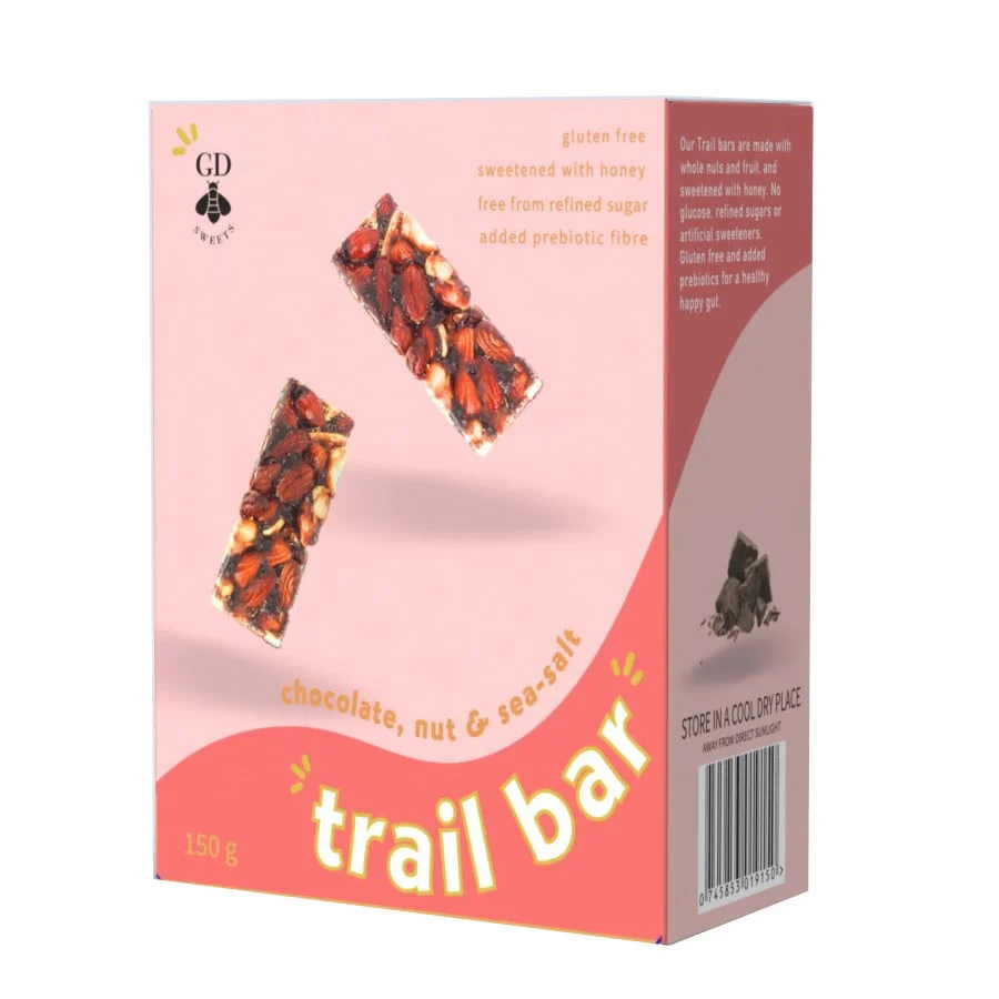 GD - Trail Bar Chocolate Nuts Sea Salt (6 x 25g) 150g