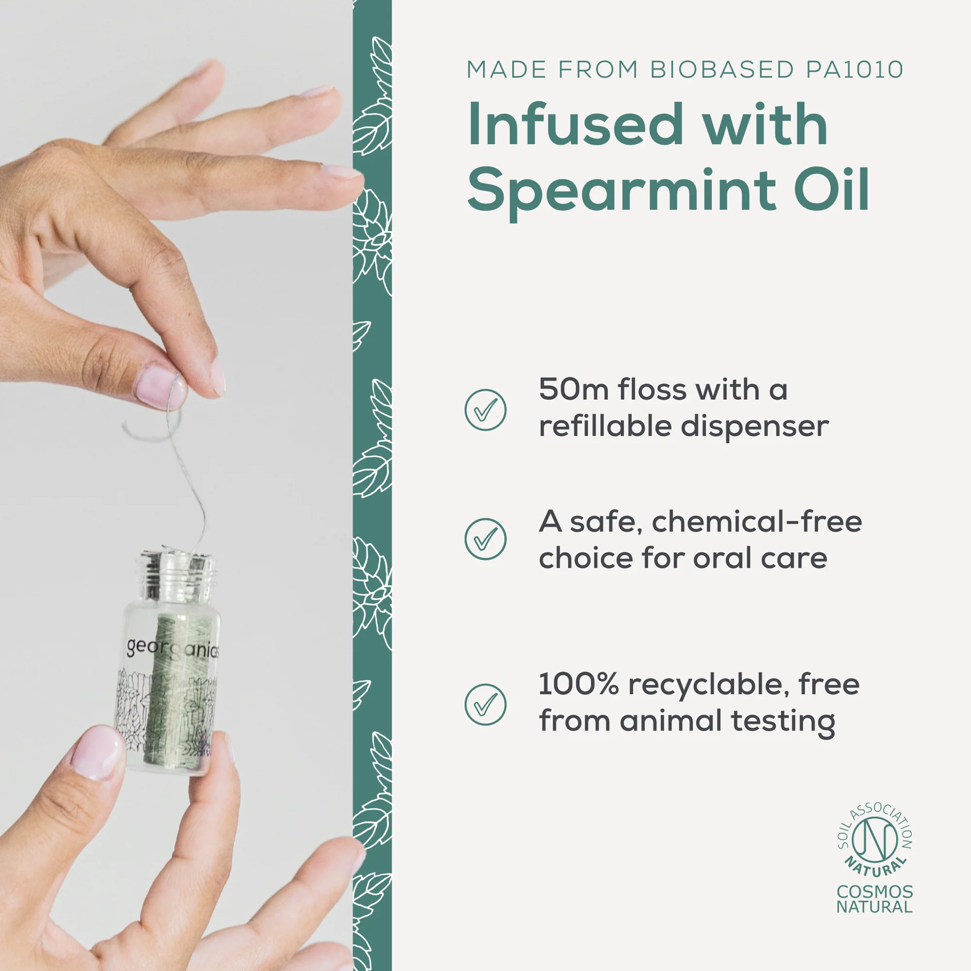 Georganics - Floss Spearmint 50m - Image 6