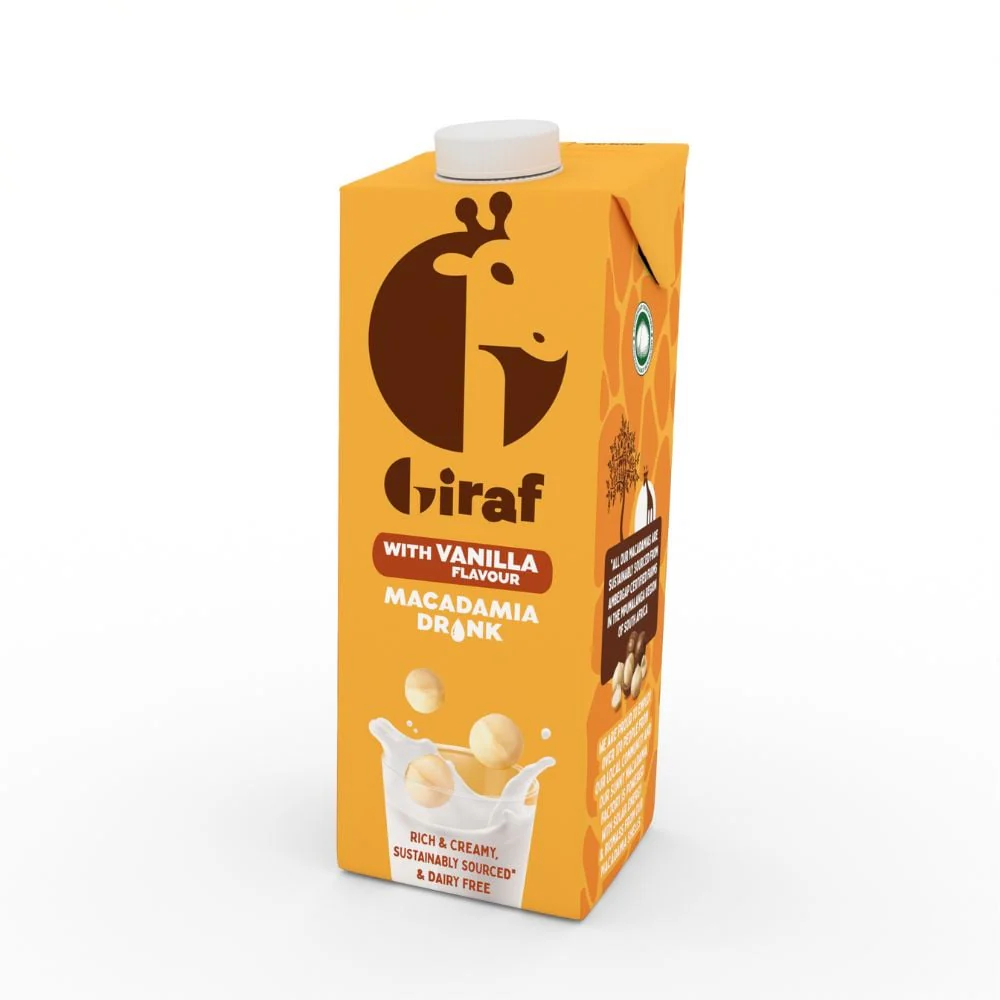 Giraf - Macadamia Milk Vanilla 1lt - Image 2