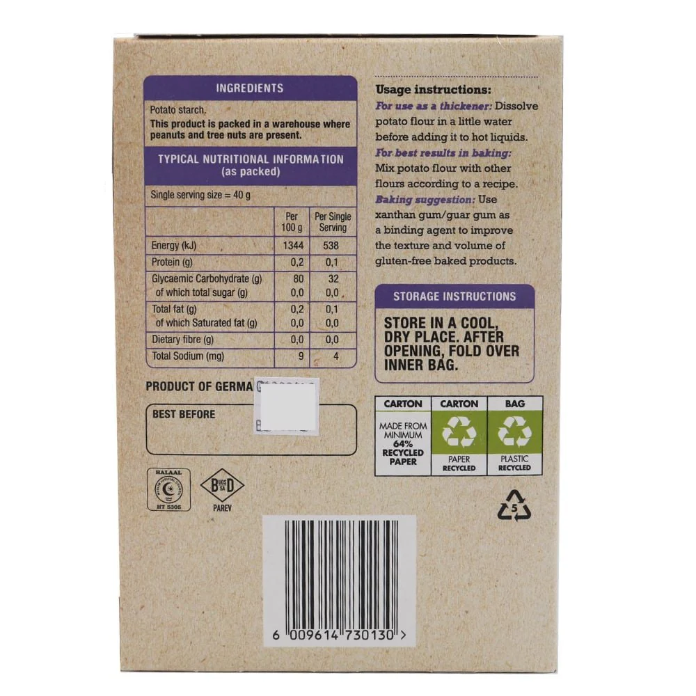Health Connection - Potato Flour 500g - Image 3