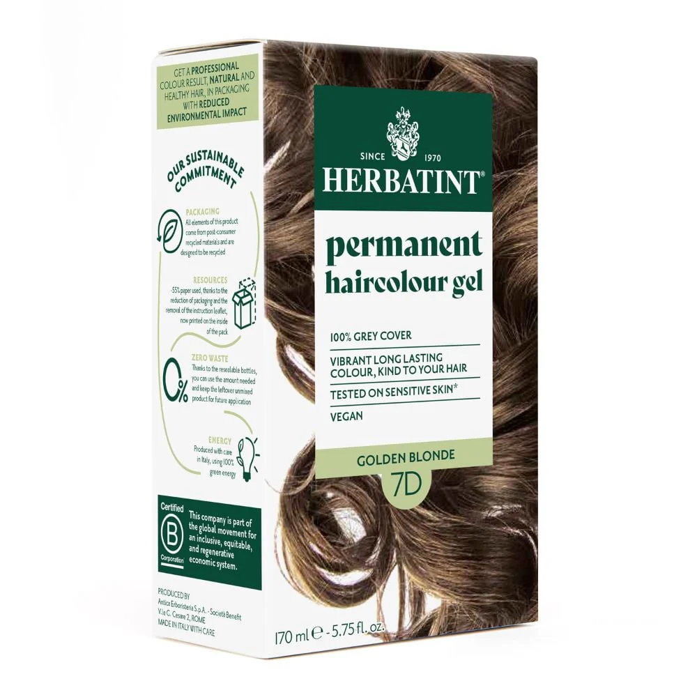 Herbatint - Hair Colour Dark Golden Blonde 6D 170ml