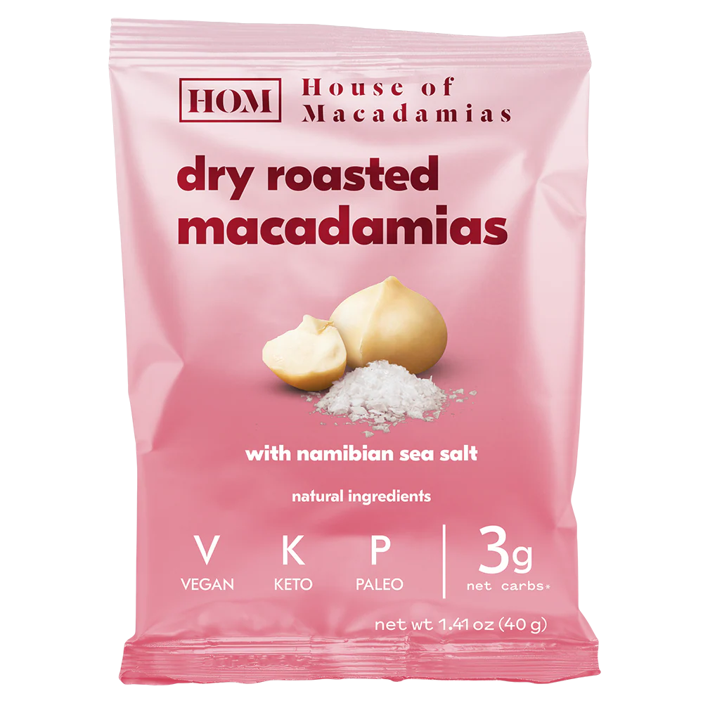 House of Macadamias - Macadamias Dry Roasted Namibian Sea Salt 40g