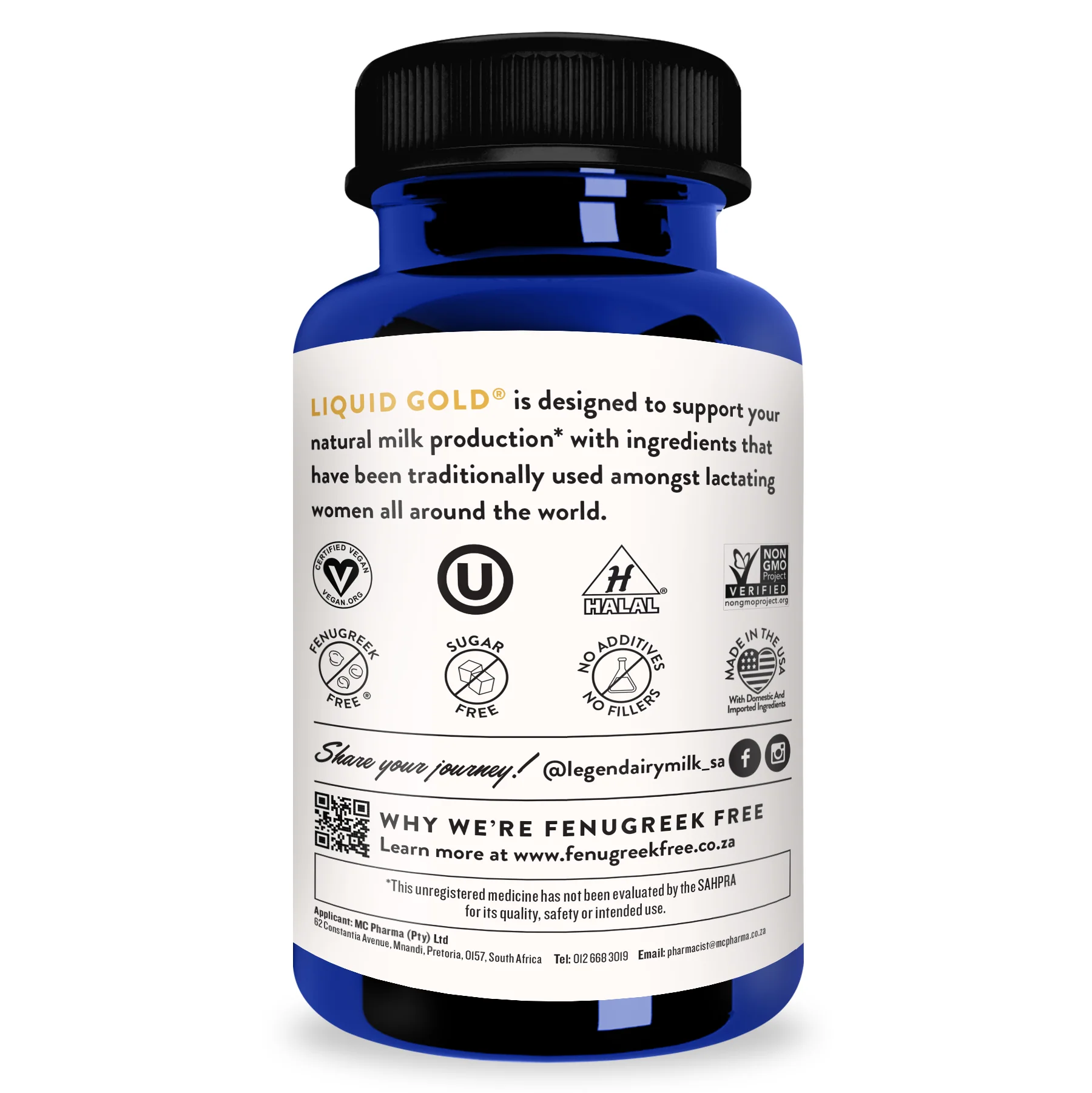 Legendairy Milk - Liquid Gold Herbal Lactation Supplement 180s - Image 2
