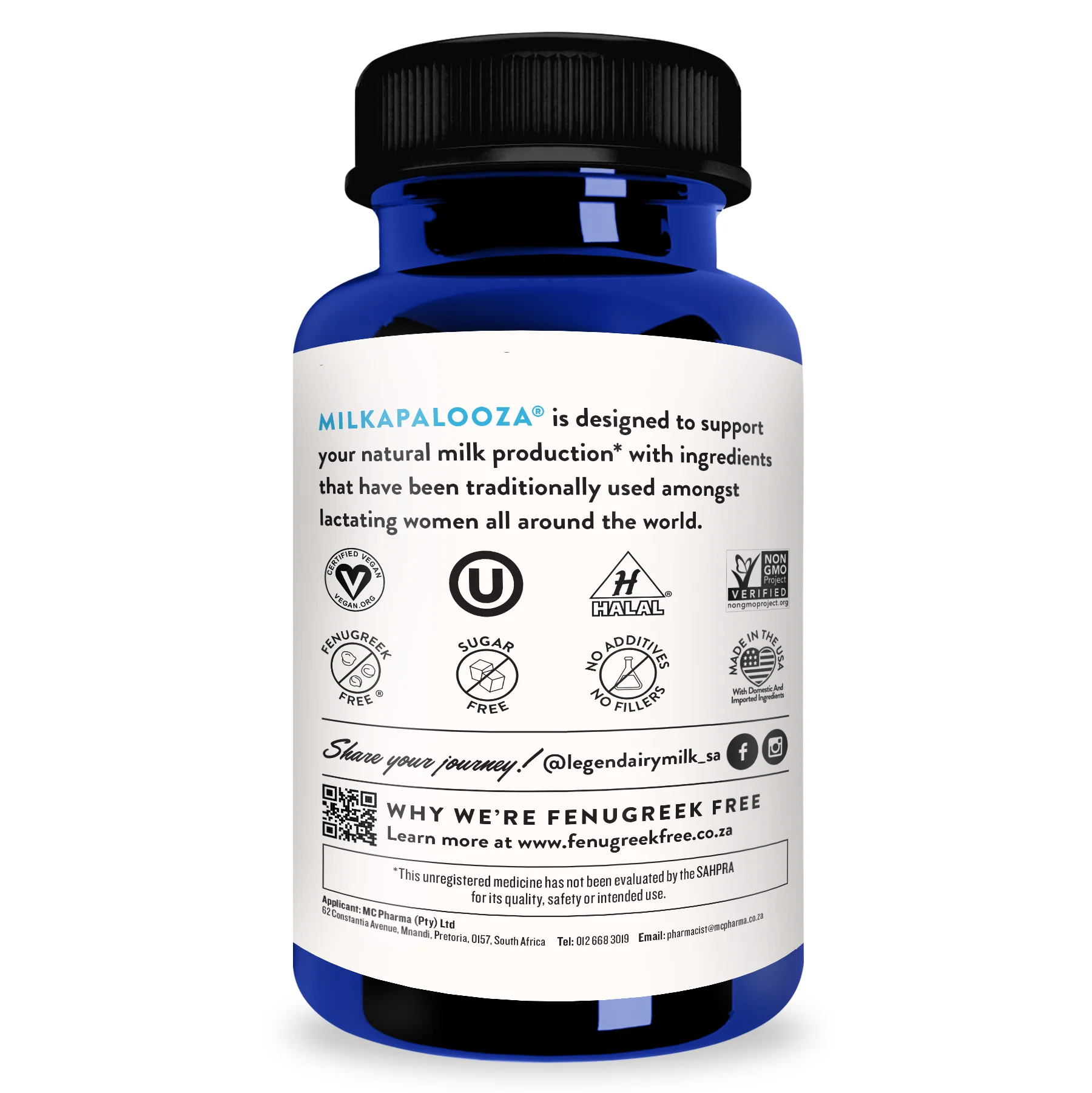 Legendairy Milk - Milkapalooza Herbal Lactation Supplement 180s - Image 2