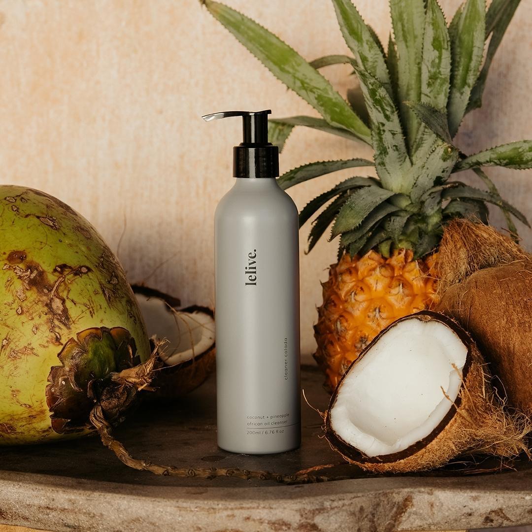 lelive - Cleaner Colada Oil Cleanser Coconut & Pineapple 200ml - Image 5
