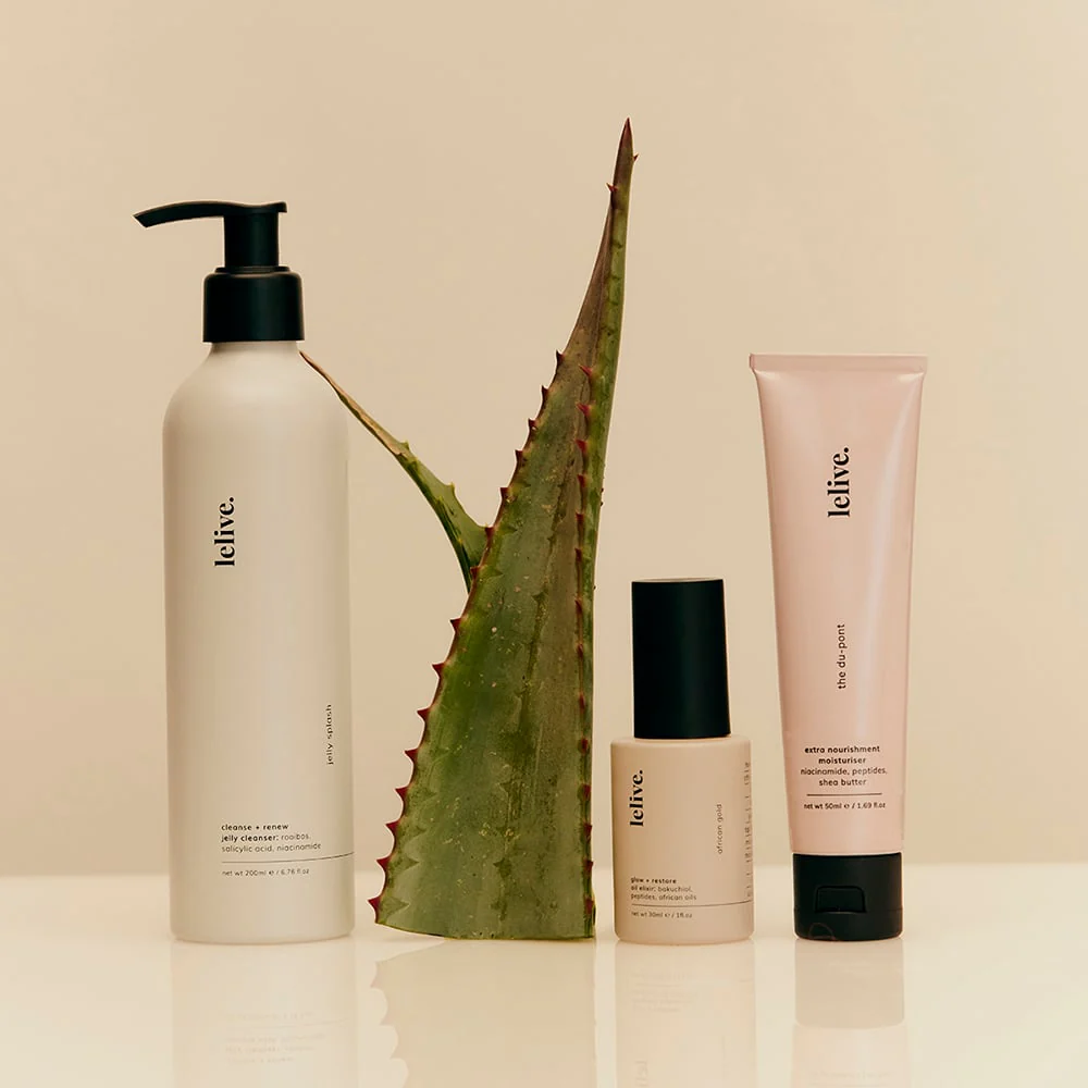 lelive - Nourishing 3 Step Routine - Revitalise, Plump + Restore (normal to dry skin) - Image 3