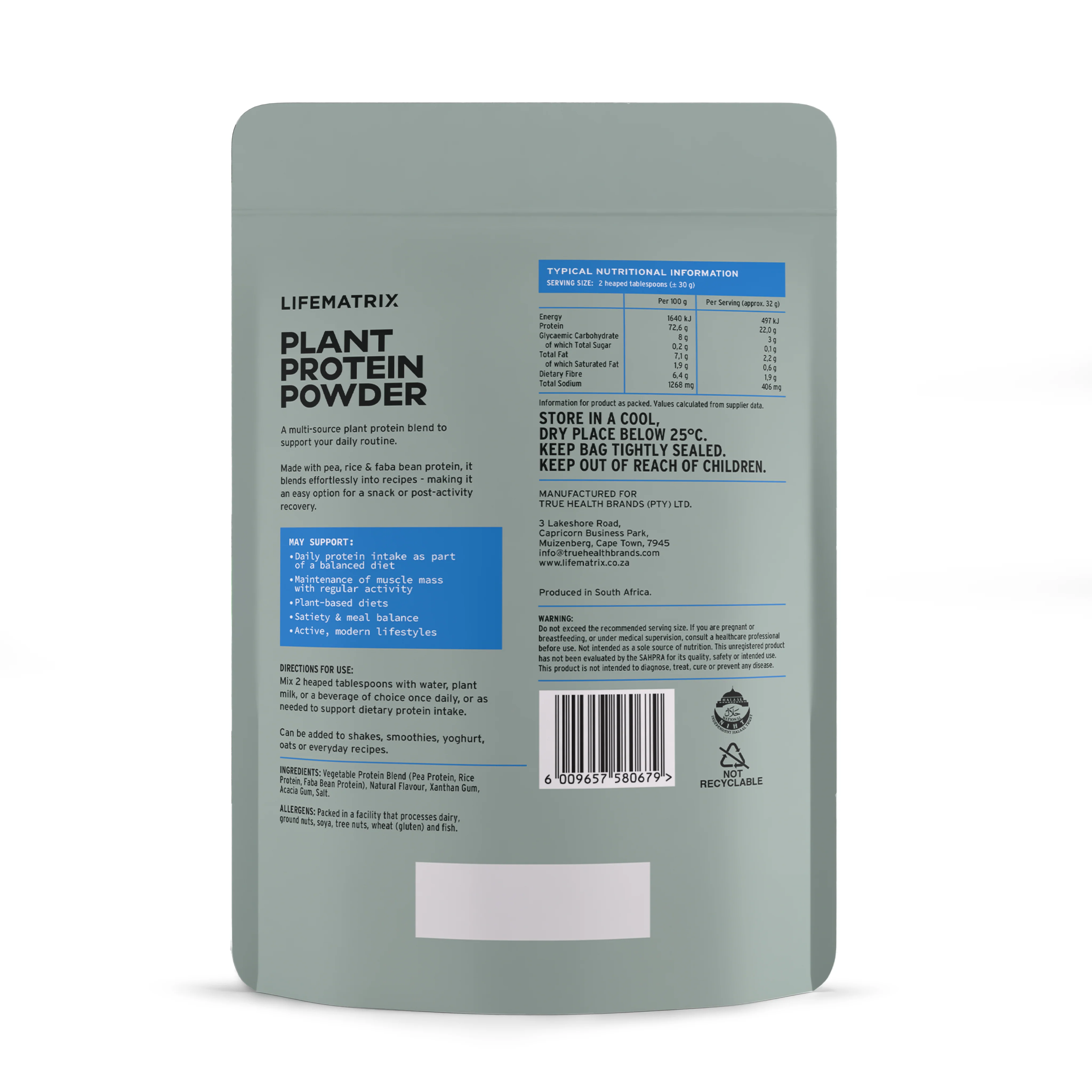 Lifematrix - Plant Protein Vanilla Ease 450g - Image 3