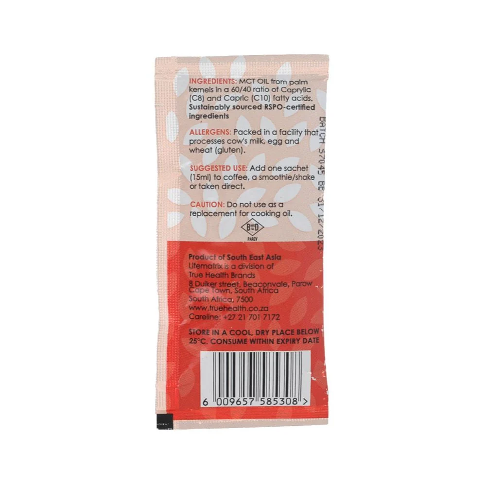 Lifematrix - Pure MCT Oil Sachet 15ml - Image 2