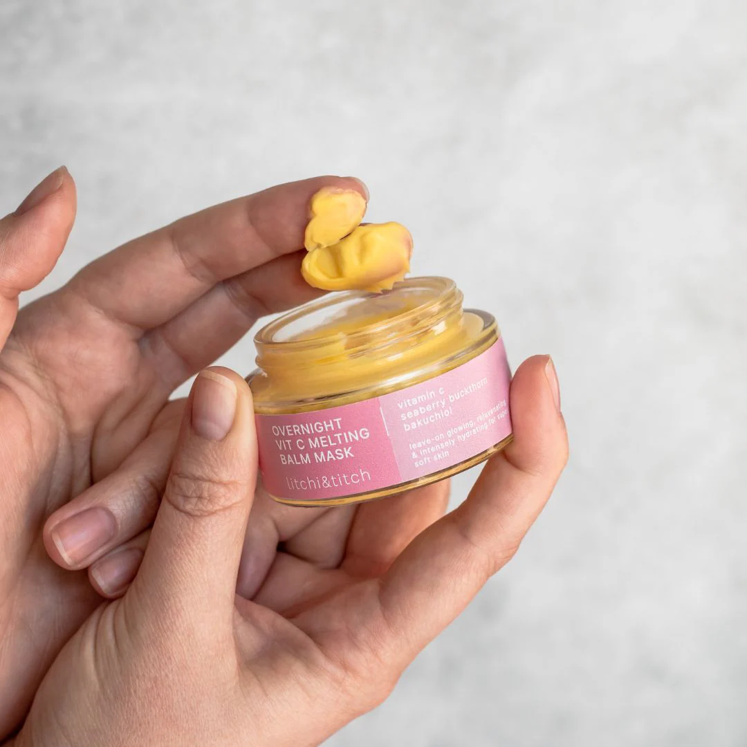 Litchi & Titch - Overnight Vit C Mask 50ml - Image 2