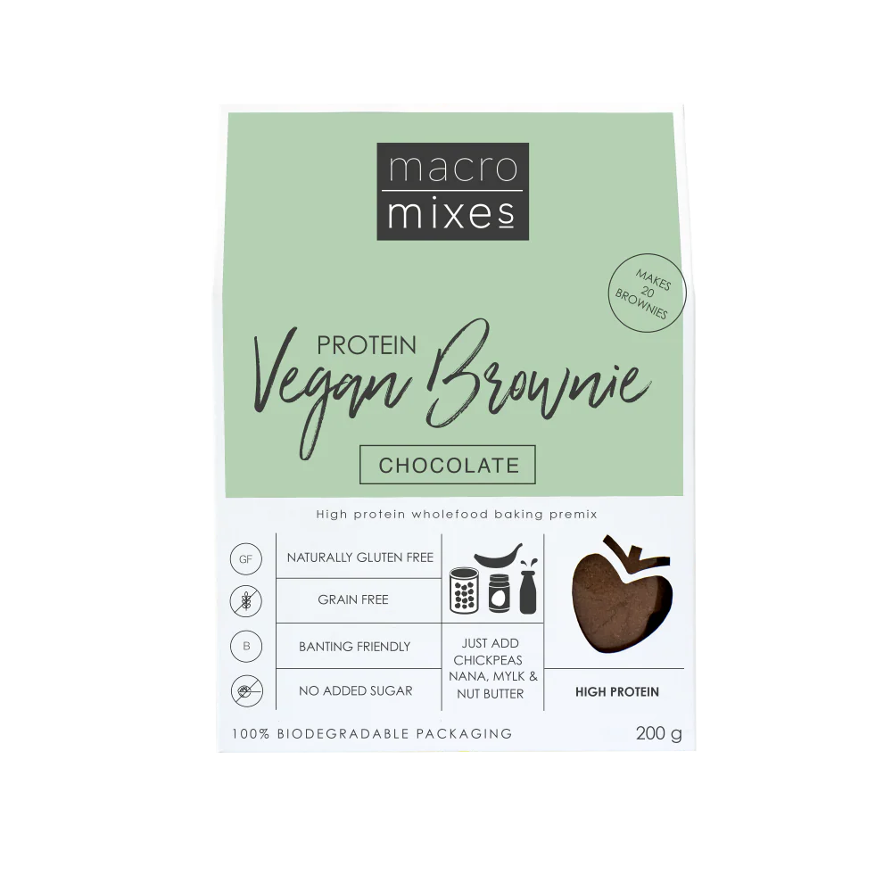 Macro Mixes - Brownie Protein Vegan 200g - Image 2